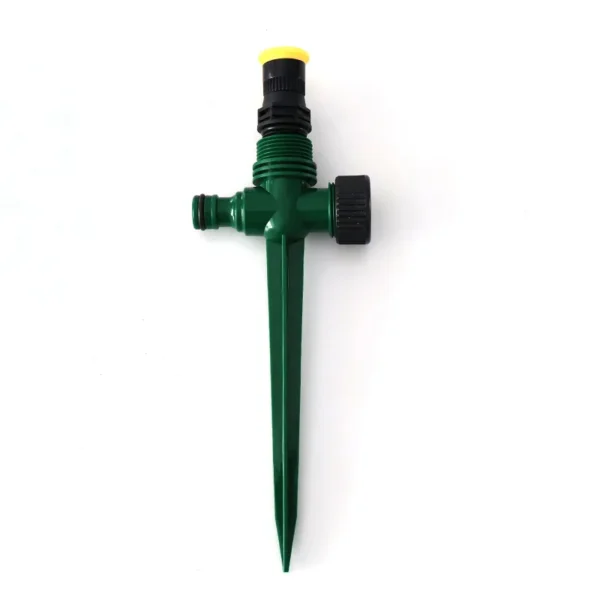 Dark Green Ground Spike Sprinkler – Heavy Duty Garden Sprayer (1)