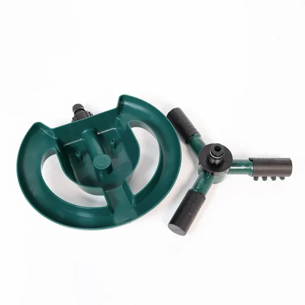 Green Disc Base Sprinkler – 360° Rotary Garden Irrigation (2)