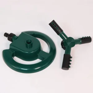 Green Disc Base Sprinkler – 360° Rotary Garden Irrigation (5)