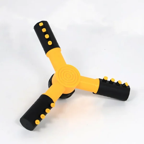 Yellow Flat Head Ground Nail Sprayer – Garden Bed Sprinkler (1)