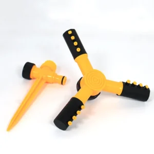 Yellow Flat Head Ground Nail Sprayer – Garden Bed Sprinkler (2)