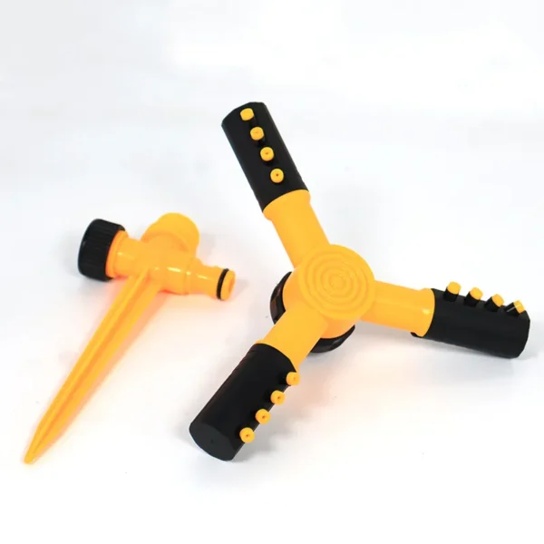 Yellow Flat Head Ground Nail Sprayer – Garden Bed Sprinkler (2)