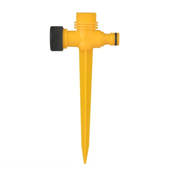 Yellow Flat Head Ground Nail Sprayer – Garden Bed Sprinkler (4)