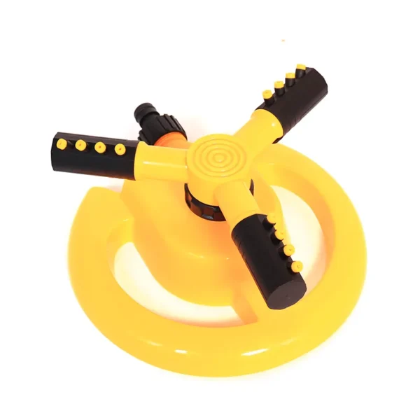 Yellow Ground Spike Sprinkler – Garden Watering Tool (1)