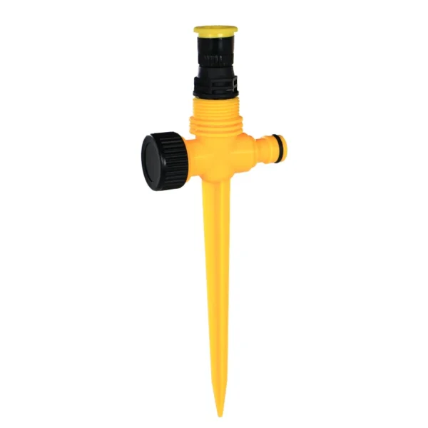 Yellow Ground Spike Sprinkler – Garden Watering Tool (2)
