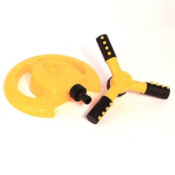 Yellow Ground Spike Sprinkler – Garden Watering Tool (3)