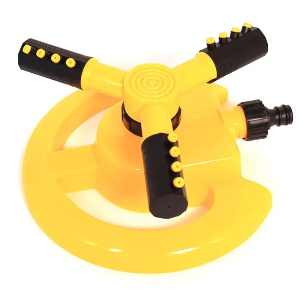 Yellow Ground Spike Sprinkler – Garden Watering Tool (4)