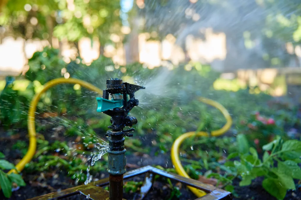 garden-sprinkler-watering-lush-green-plants-2025-03-15-22-01-52-utc