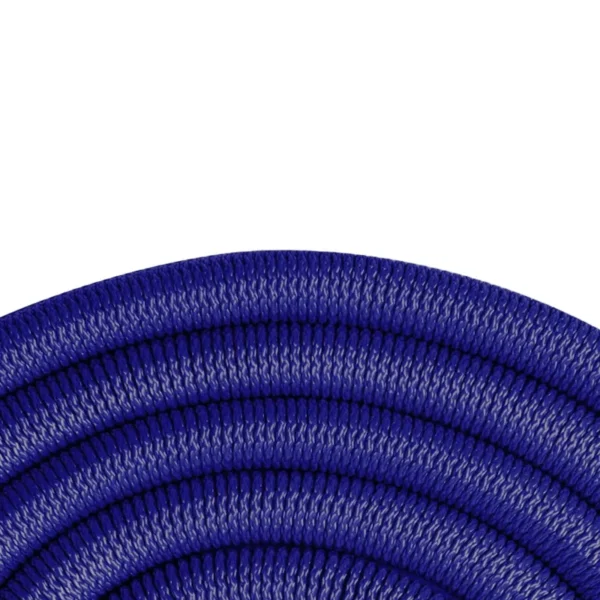 Blue copper-plated household 3 times telescopic latex inner tube car wash water hose (4)