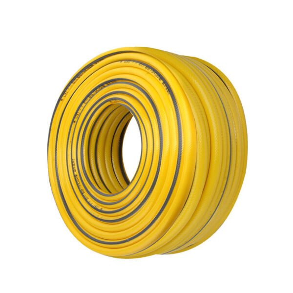 Four Seasons Soft 14kg 200m Black Inside and Yellow Outside Car Wash Hose - Garden Hose (1)