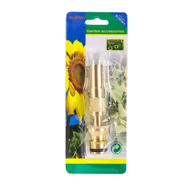 Nipple straight connector car wash watering nozzle copper bubble shell (2)