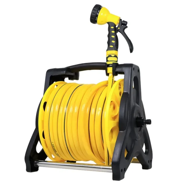 Shower head and 35m hose storage rack set (2)