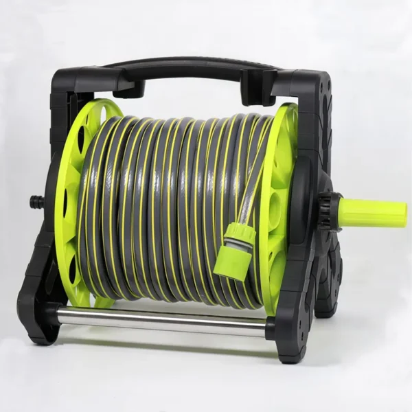 Water pipe 25 meters and storage cart (green) (8)