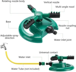 360_Rotating_Sprinkler_Part_Diagram_Installation_Guide